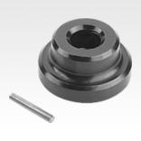 Thrust pads with retaining pin
