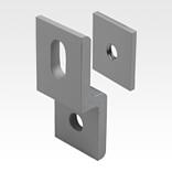 Holder for panel elements (mesh holder)