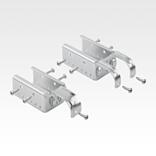 Suspension bracket variable Ø30, steel for roller tracks, steel
