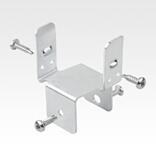 Mounting bracket Ø30, steel for roller tracks, steel