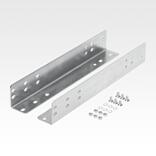 Mounting bracket, steel, for telescopic slides