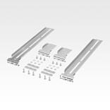 Mounting bracket, steel, for telescopic slides