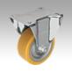 Steel plate fixed castors with Extrathane® tread, heavy duty version
