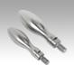 Machine handles revolving similar to DIN 98 Form E, stainless steel
