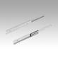 Telescopic slides, steelfor slot mounting, partial extension, load capacity up to 12 kg