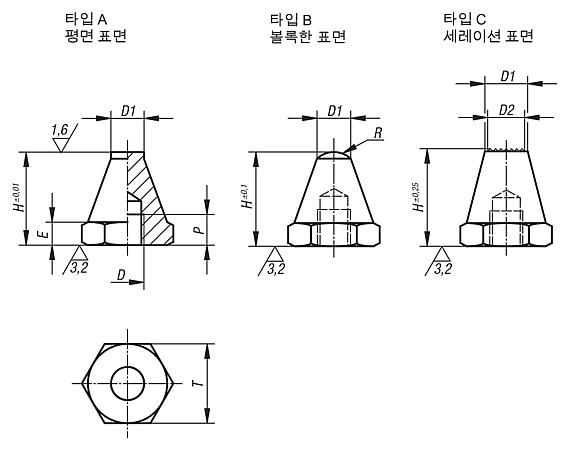 스틸 지탱 볼트, 열처리 및 검정 산화 마무리