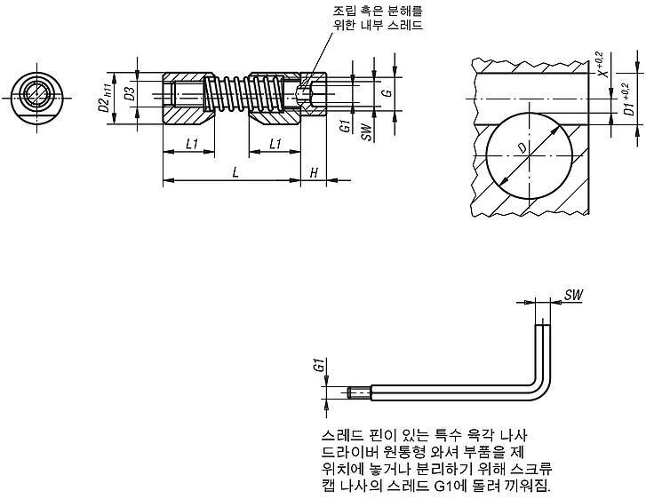 원형 클램핑 유닛