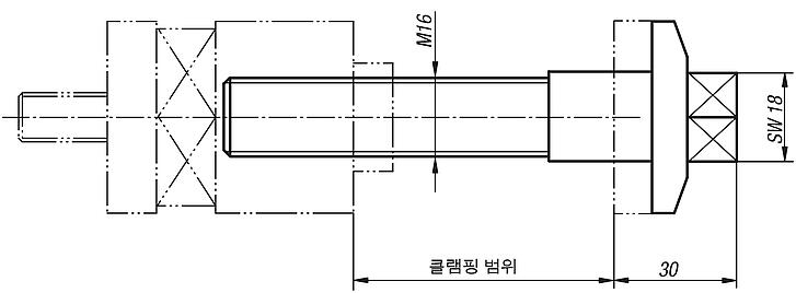 클램핑 나사