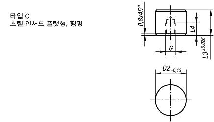 원형 인써트 타입 C