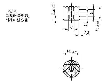 원형 그리퍼 타입 F