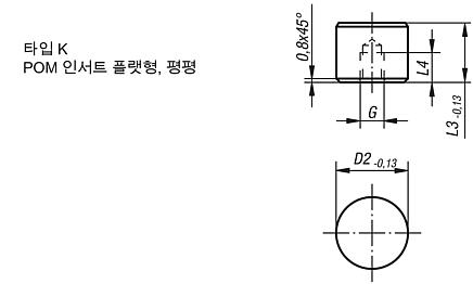 원형 인써트 타입 K