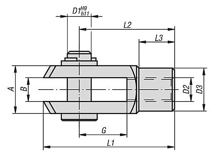 포크 조인트 DIN 71752