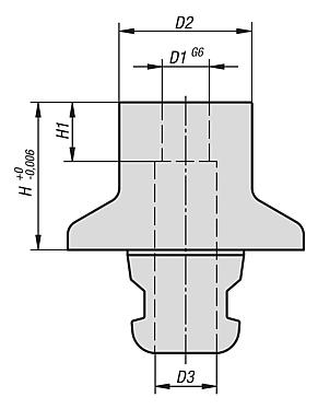 UNILOCK 5축 리듀서 어댑터 시스템 크기 80mm