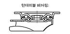 폴리우레탄 탄성 중합체 휠 스레드가 있는 시트 스틸 스위벨 캐스터, 고중량 사양