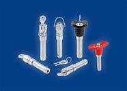 Star grips and ball lock pins with security function